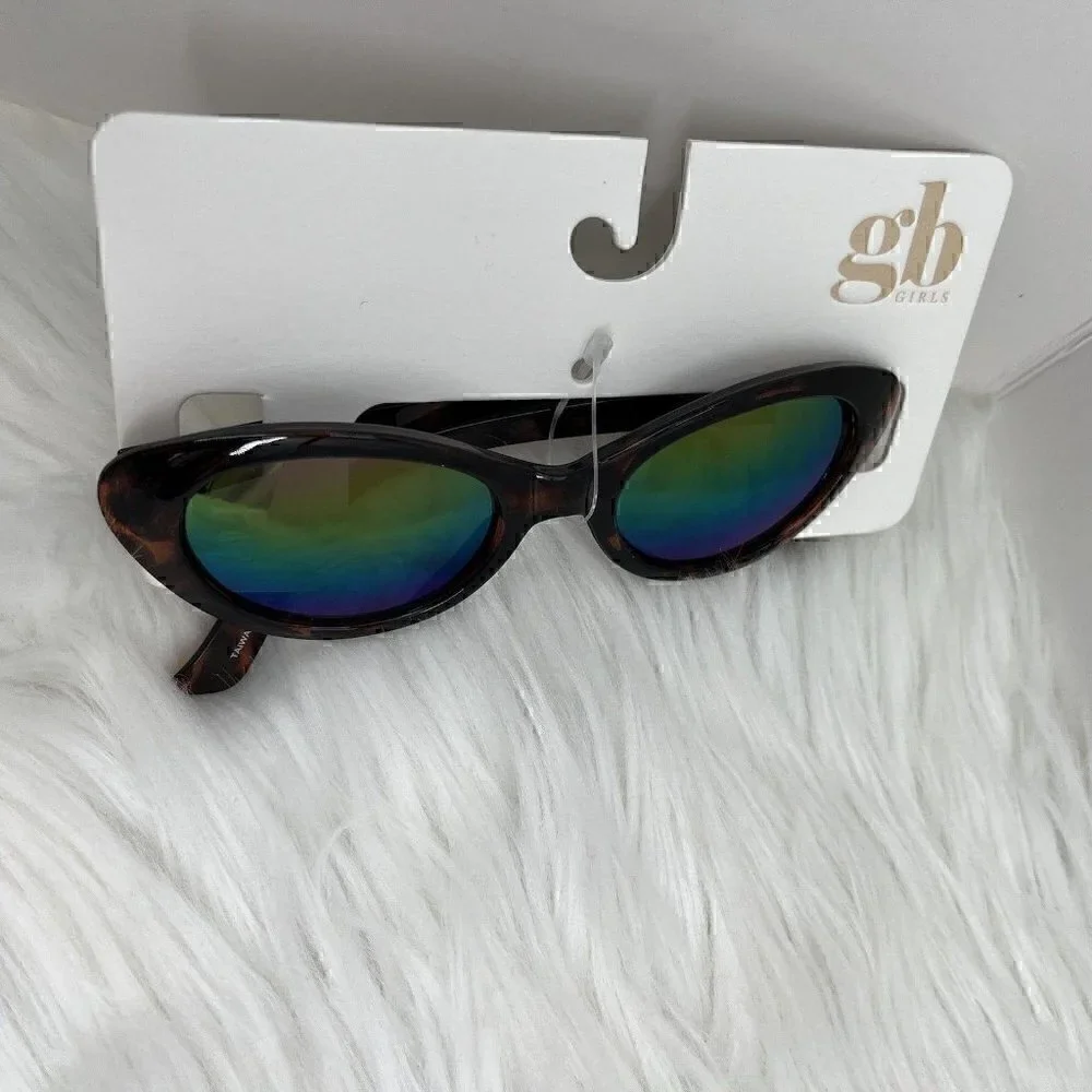 NEW GB Girls Sunglasses 100% UV Protection Tortoise Frame Summer Beach Pool